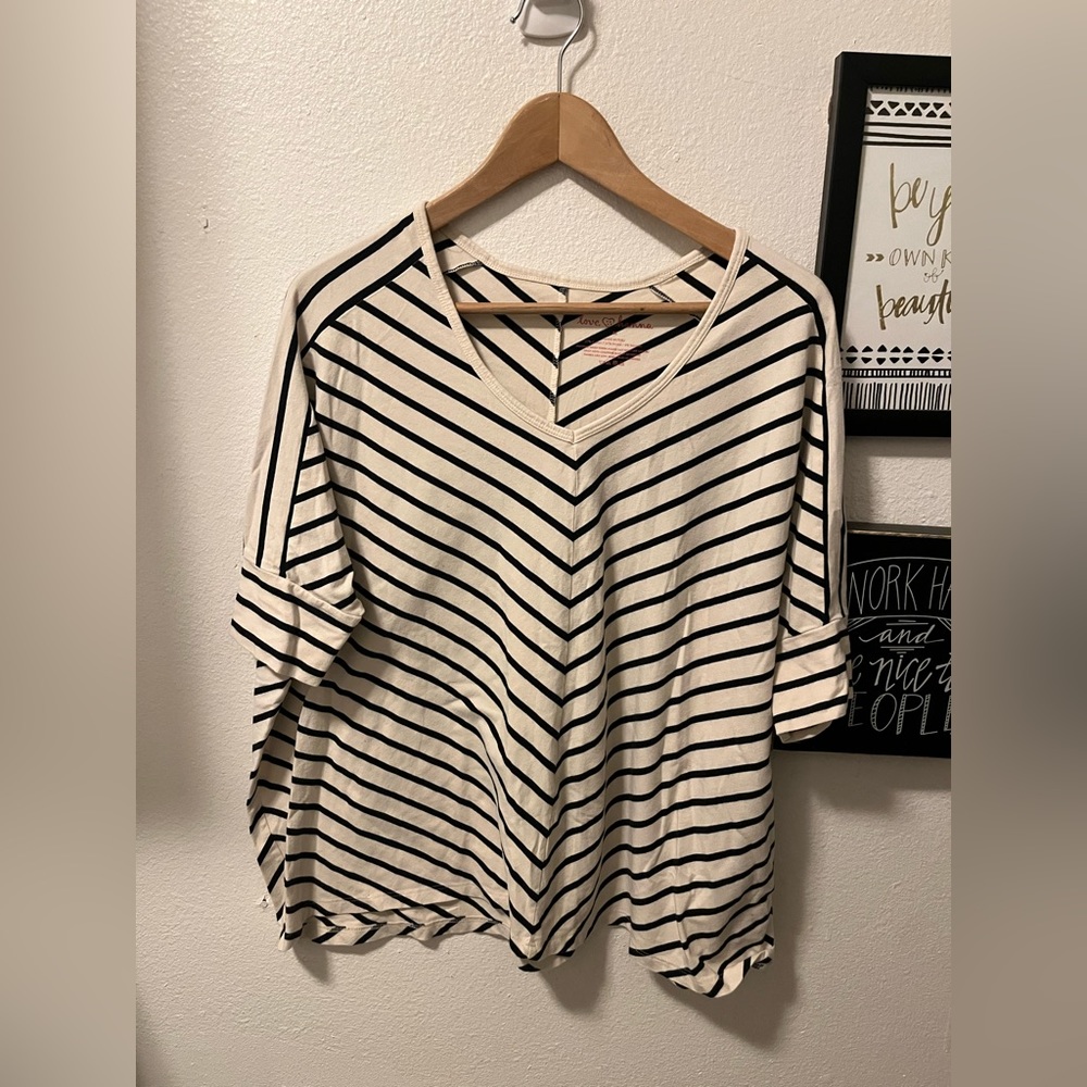 Women’s medium striped top